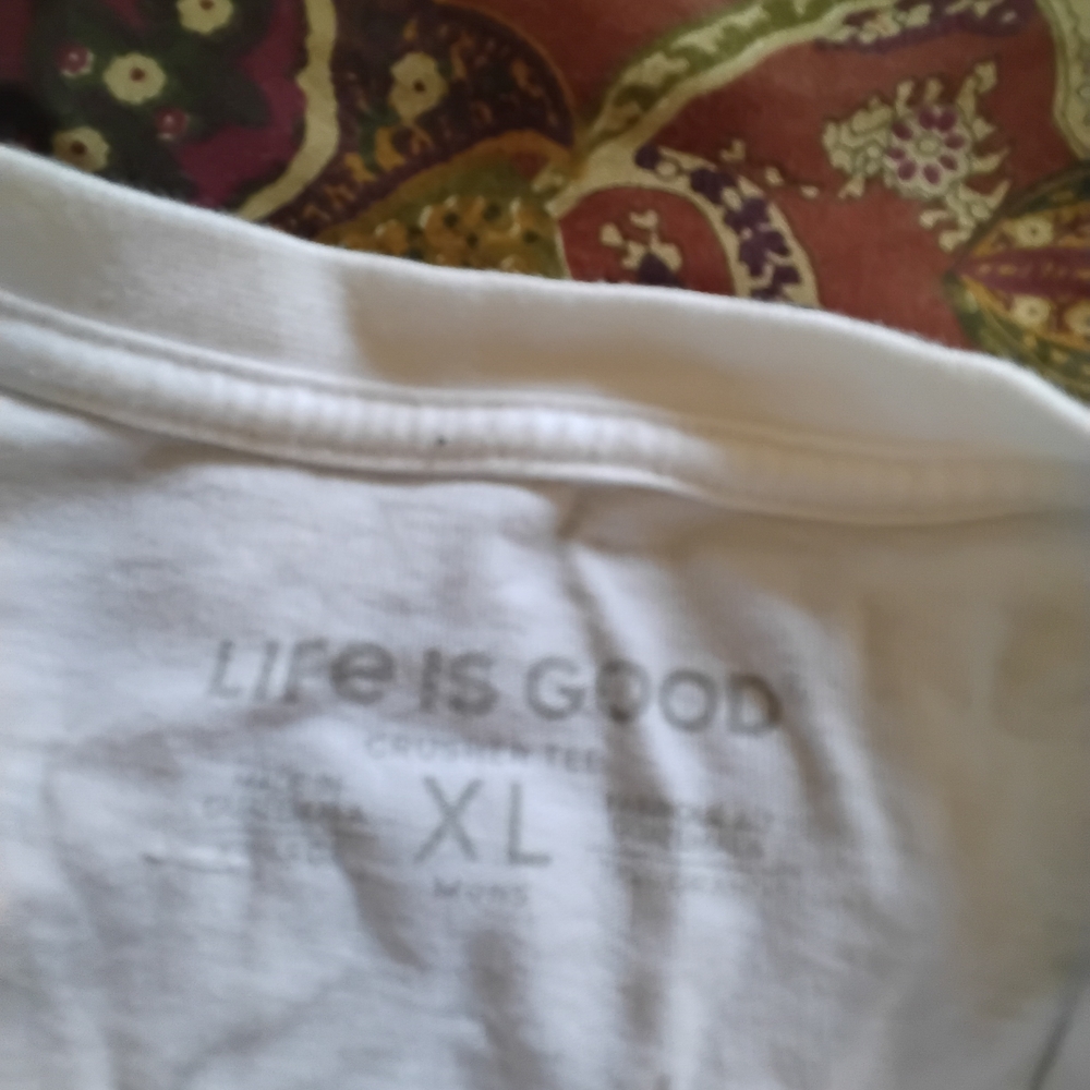 Life Is Good Holiday .. christmas..Dog T-Shirt - White, Red, Yellow - Picture 2 of 5